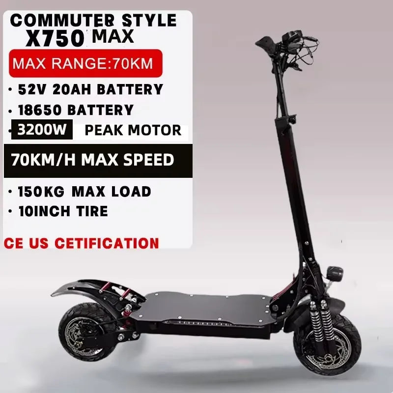 Jueshuai Outdoor Electric Scooter 1000W Off Road Foldable
