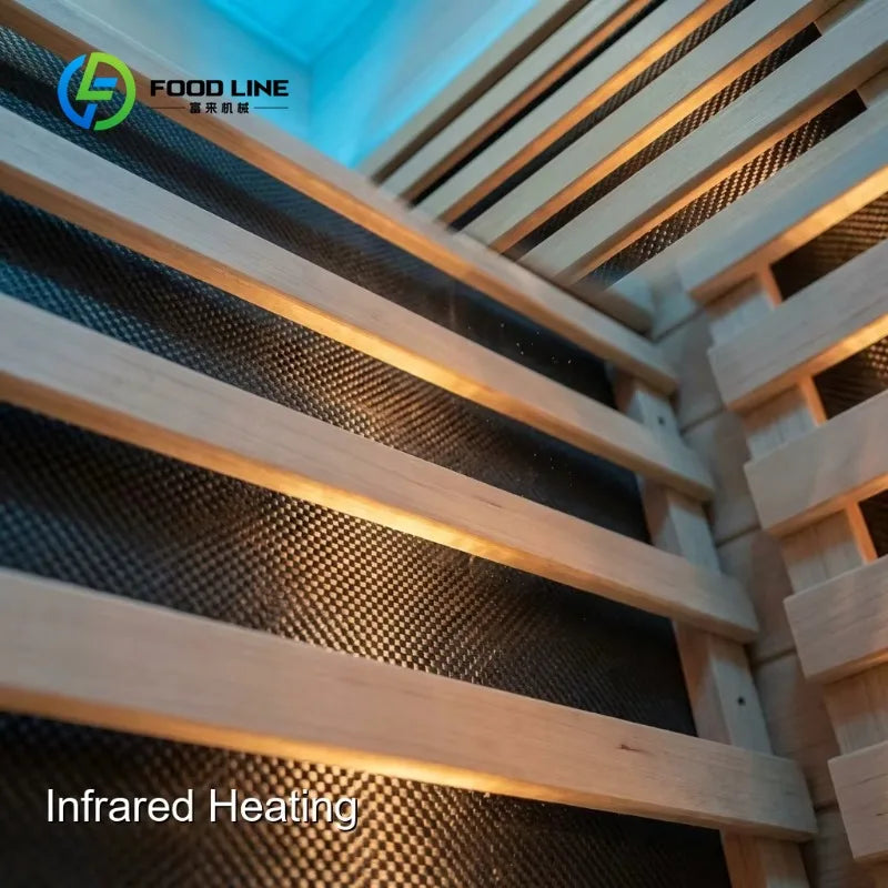 Luxury Outdoor Square Sauna Cabin Dry Steam Room