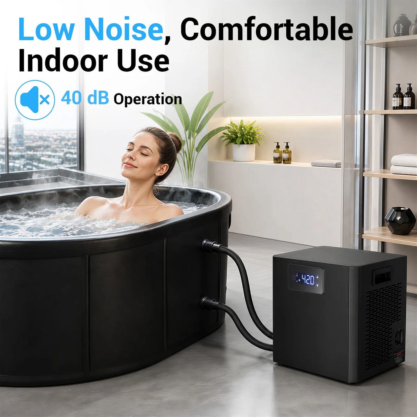 Ice Bath Water Chiller With Built Filter Pump Cold Plunge