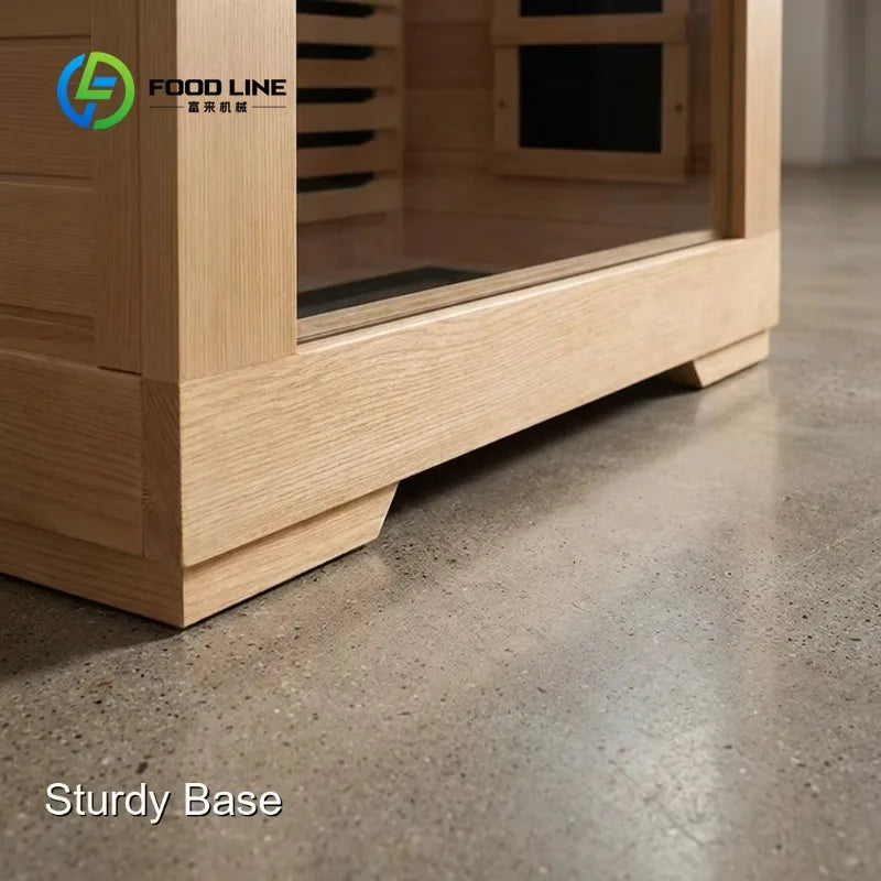 Luxury Outdoor Square Sauna Cabin Dry Steam Room