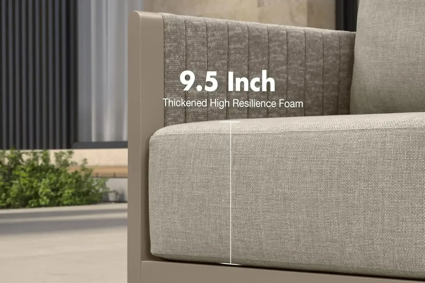 Patio Furniture Set 9 Pieces Outdoor Conversation With Cushions