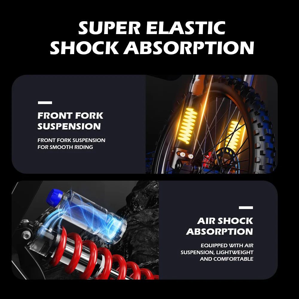 EKX TX1 Electric Bike 6000W 60V 30Ah Battery Off Road