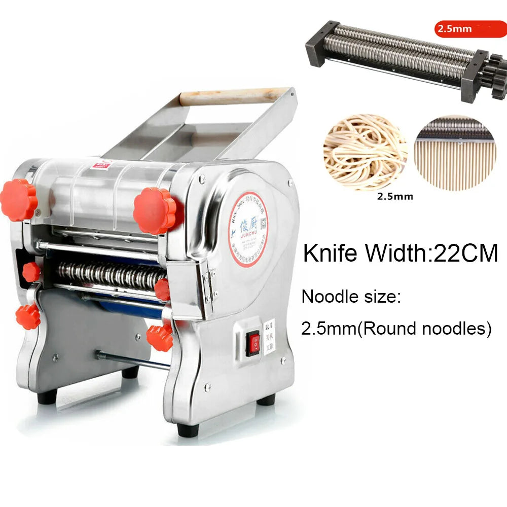 550W Commercial Stainless Steel Electric Dual Knife Pasta Noodle Maker