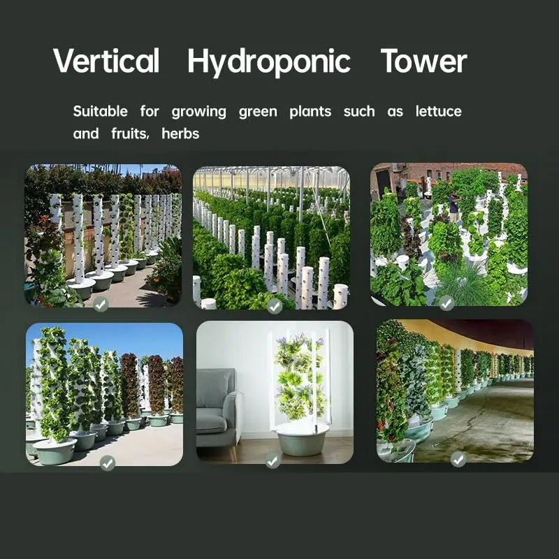 Hydroponic Growing Kit System With LED Grow Lights Indoor