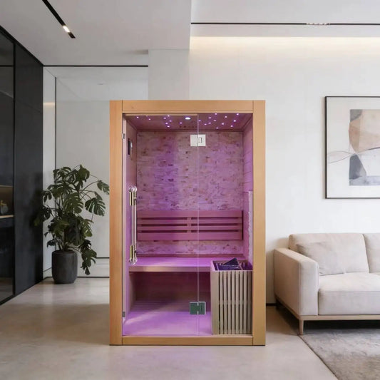 Wooden Dry Wet Sauna Room With Customization Option