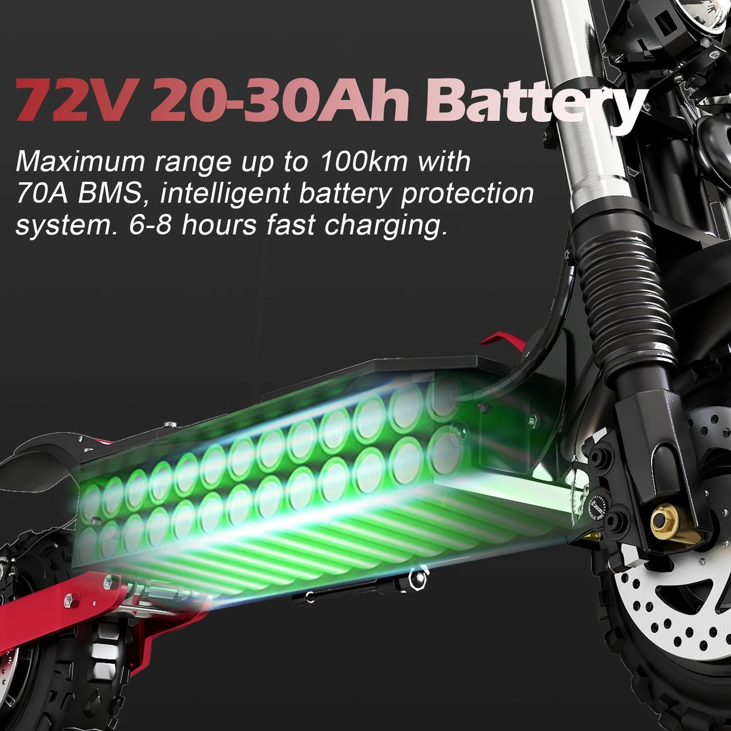 Jueshuai Outdoor Electric Scooter 1000W Off Road Foldable