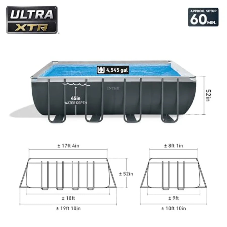 Ultra XTR Above Ground Pool Set With Sand Filter Pump