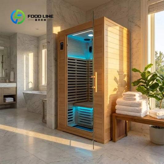 Luxury Outdoor Square Sauna Cabin Dry Steam Room