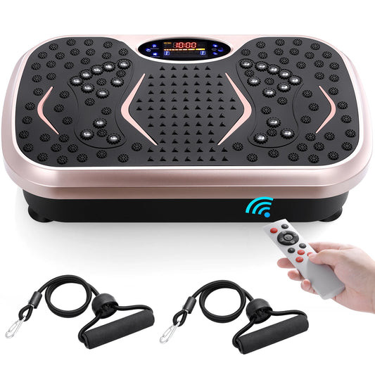Homfa Vibration Plate Exercise Machine Whole Body Workout Platform