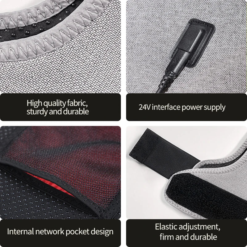 Choice Red Light 660nm Heated Vest And Massage Shawl For Joint Relief