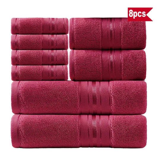Premium Cotton Towel Set For Bathroom Spa Hotel Luxury Texture