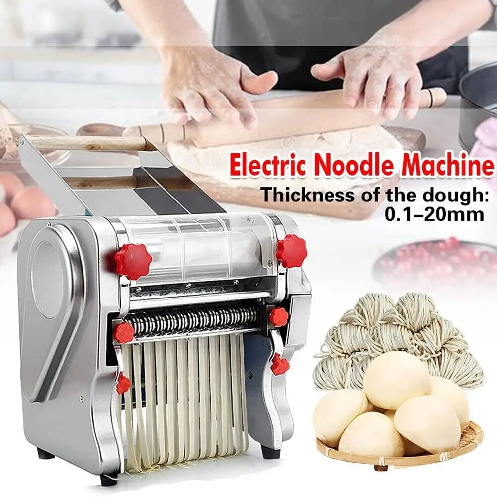 550W Commercial Stainless Steel Electric Dual Knife Pasta Noodle Maker