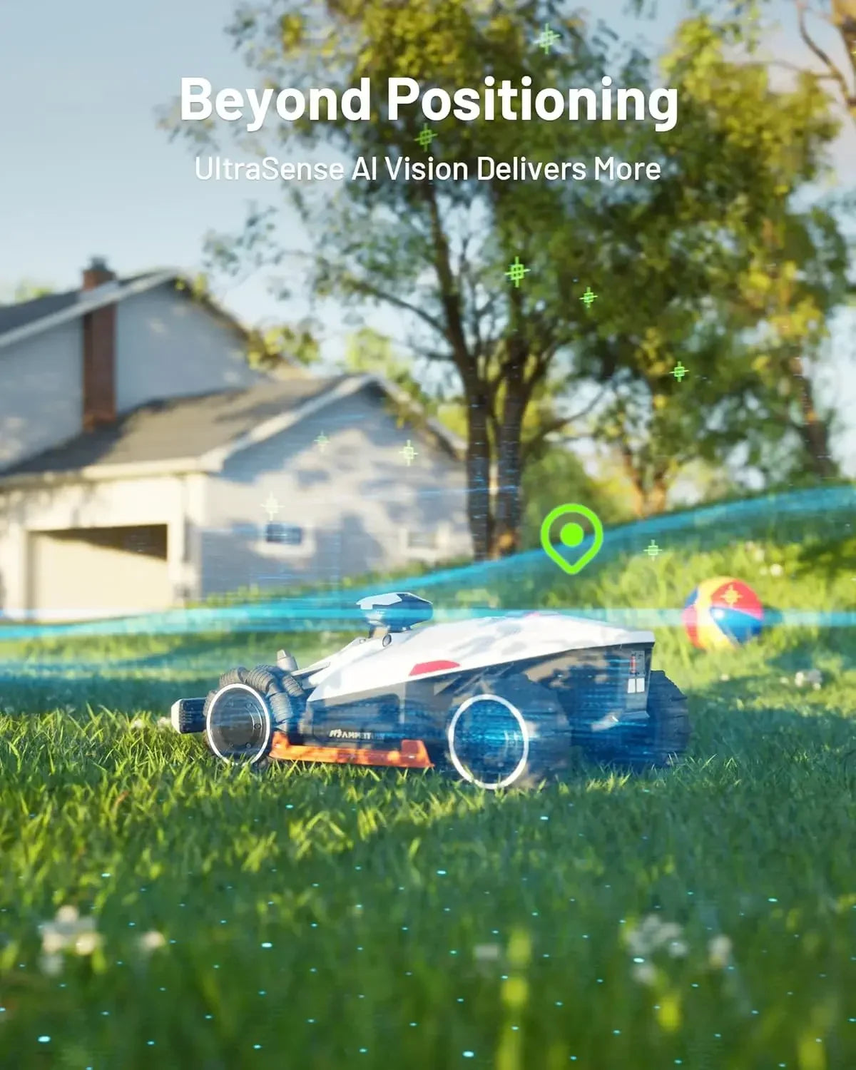 2 AWD 3000HX Robot Lawn Mower With 4G Auto Mapping