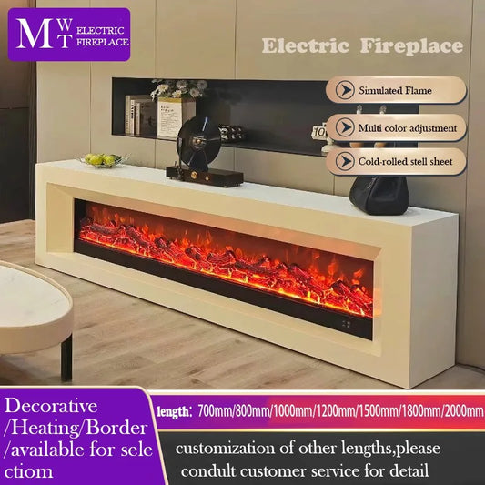 Top-1 Freestanding Electric Heater With Realistic Flame Fireplace