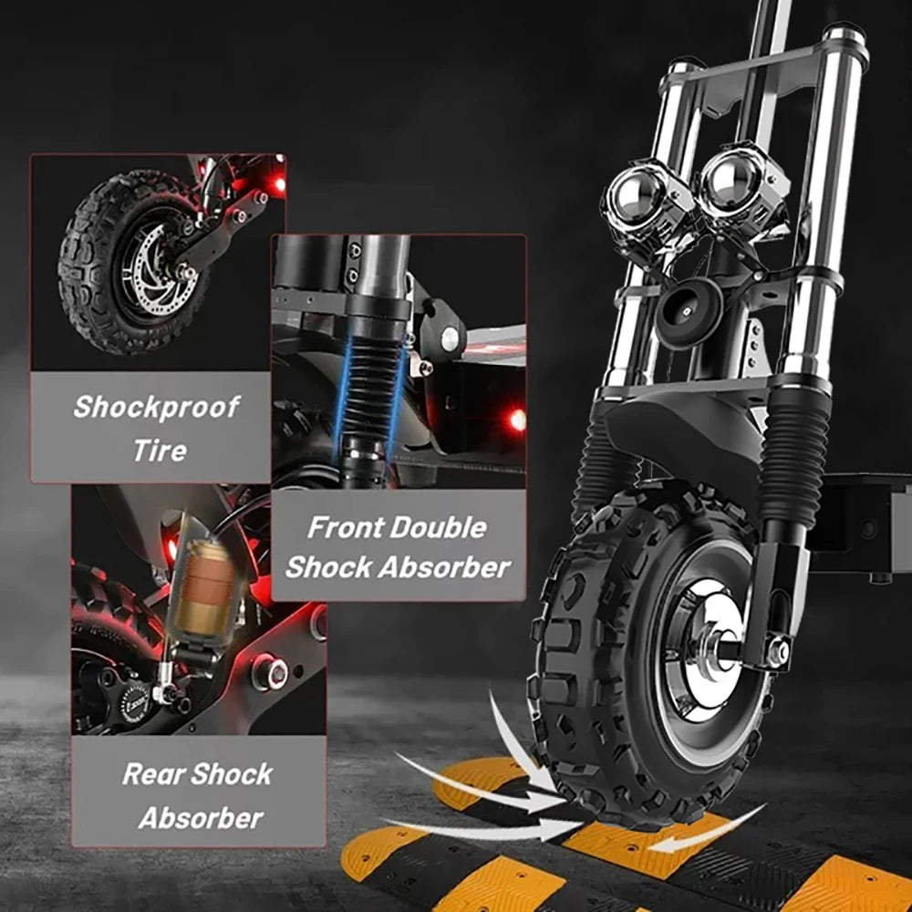 Jueshuai Outdoor Electric Scooter 1000W Off Road Foldable