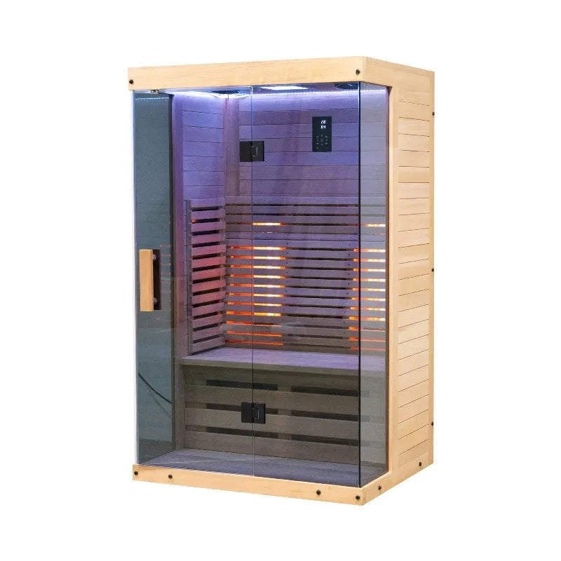 Outdoor Infrared Sauna For Two With Red Light Therapy