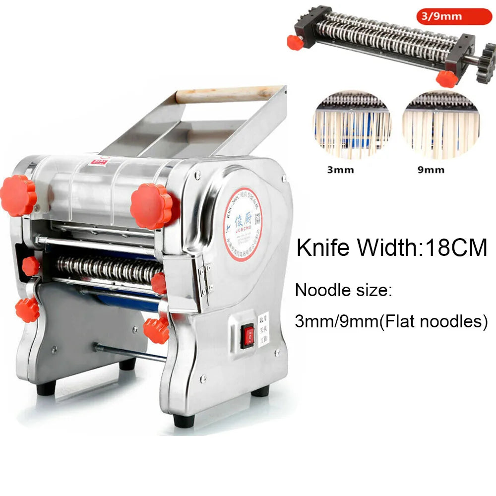 550W Commercial Stainless Steel Electric Dual Knife Pasta Noodle Maker