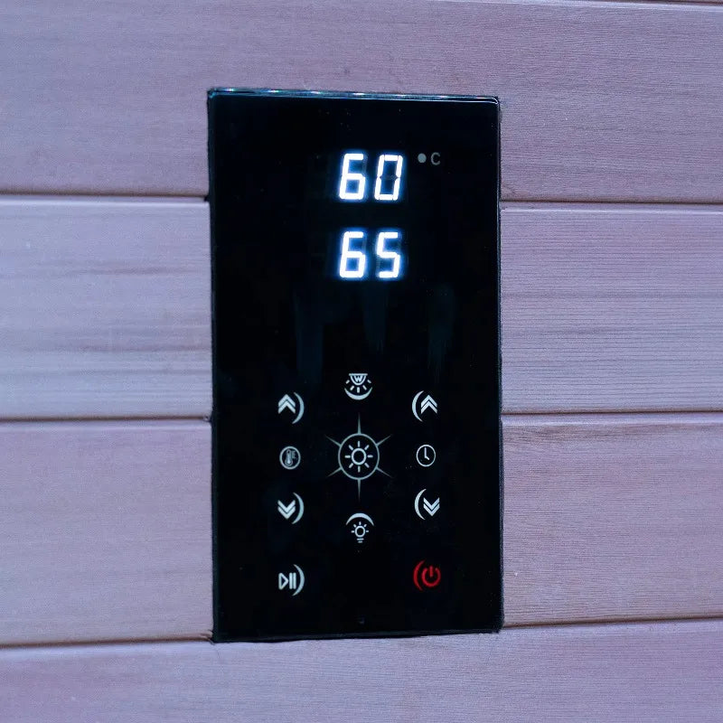 Outdoor Infrared Sauna For Two With Red Light Therapy