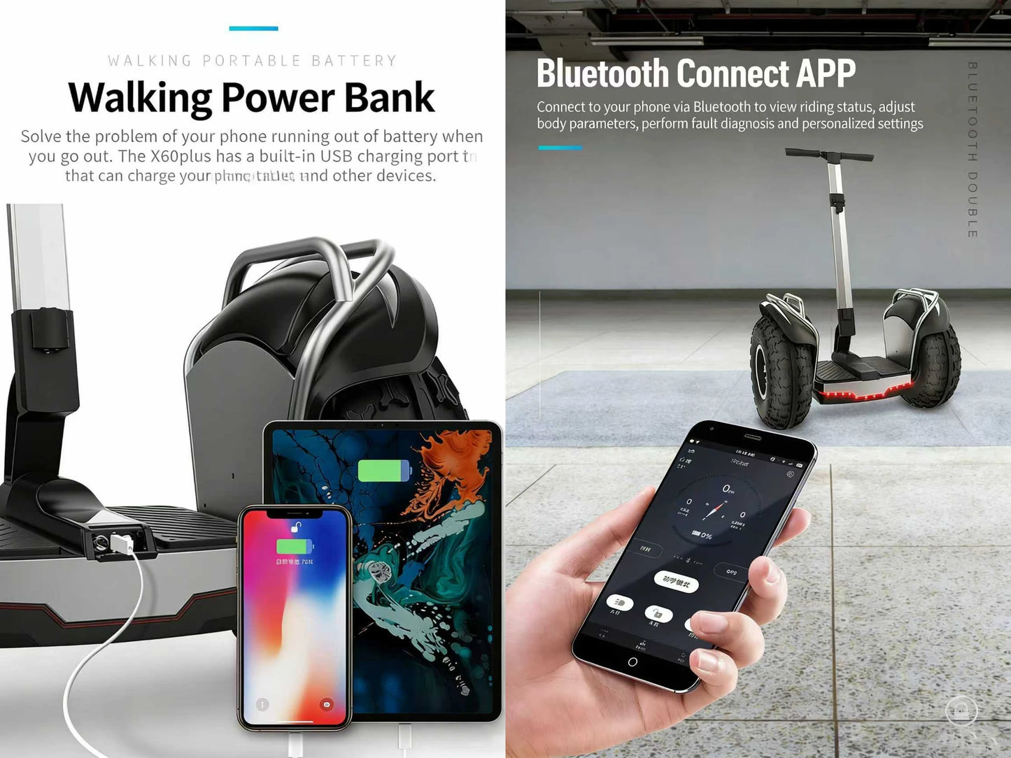 Readygo Dual Motor 1500W Self Balancing Hoverboard Offroad