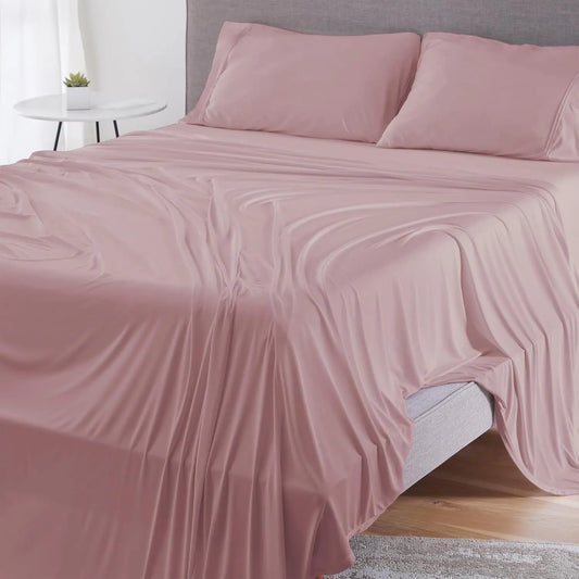 Dri-Tec Sheet Set – Moisture Wicking Technology, Breathable Cooling Sheets – Flat Sheet, Fitted Sheet, Pillowcases – All Mattres