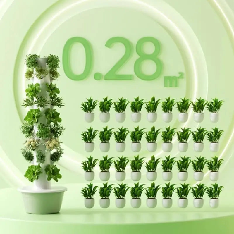 Hydroponic Growing Kit System With LED Grow Lights Indoor
