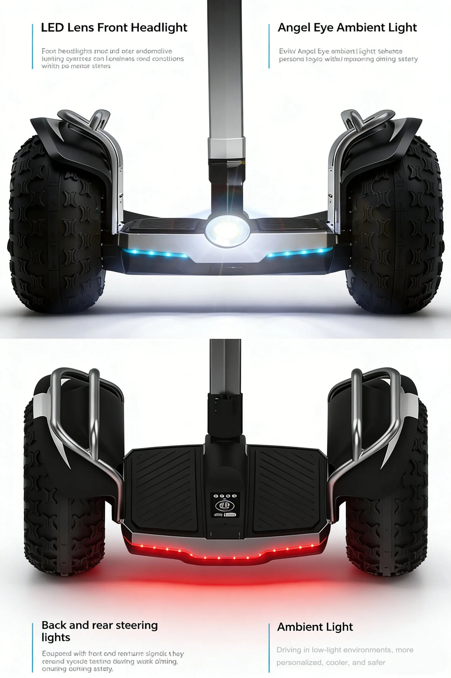 Readygo Dual Motor 1500W Self Balancing Hoverboard Offroad