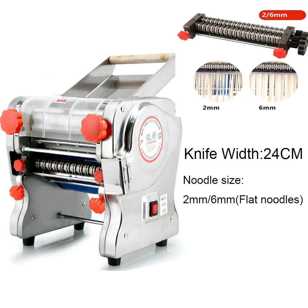 550W Commercial Stainless Steel Electric Dual Knife Pasta Noodle Maker