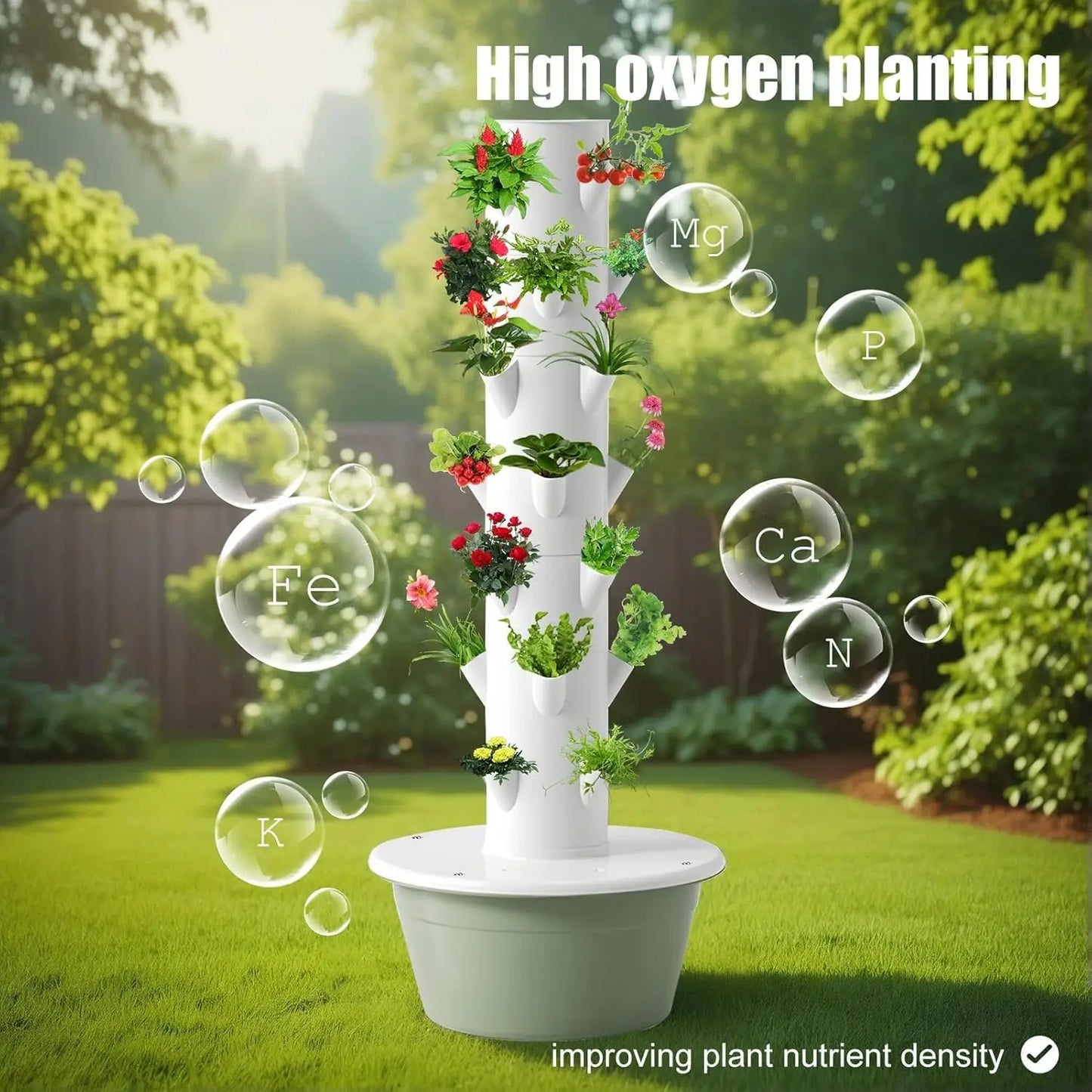 Hydroponic Growing Kit System With LED Grow Lights Indoor