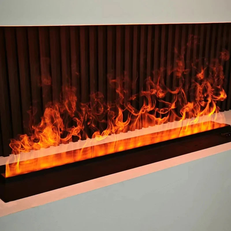 Electric Water Vapor Humidifier With 3D Flame Effect
