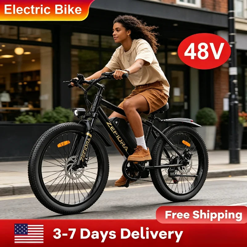 Zefiora Wild Outdoor Electric Bike UL2849 Safety Approved
