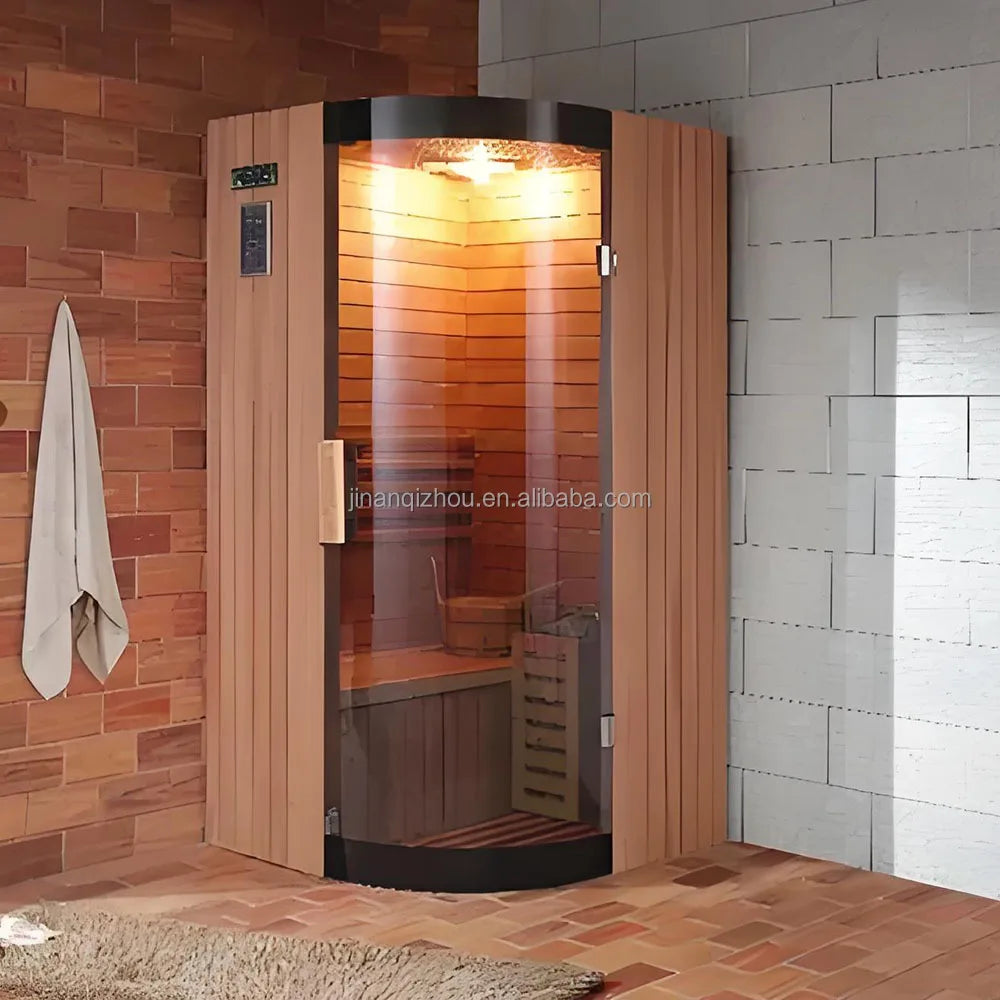 Seven Continents Far Infrared Indoor Sauna Room With Solid Red Cedar