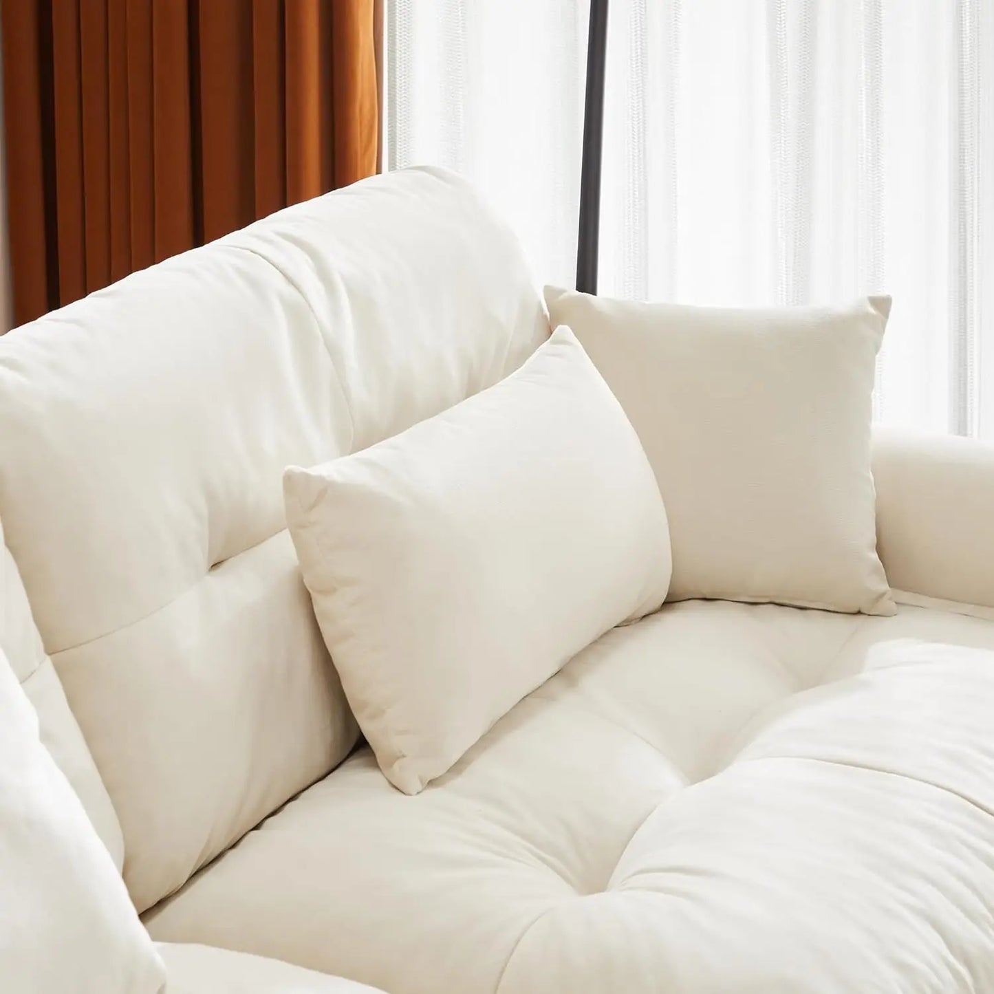 Modular Sectional Sofa L-Shaped Upholstered Couch For Living Room
